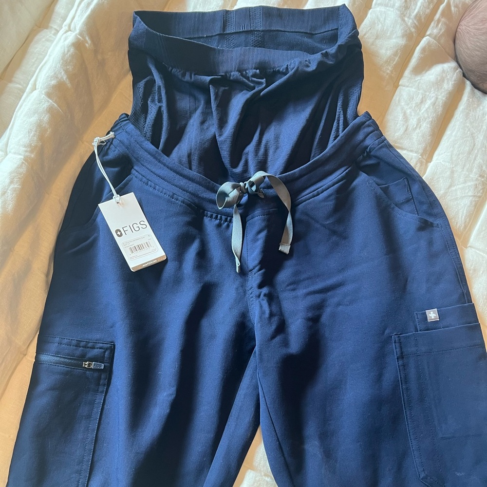 Figs Navy Maternity Slim Pants